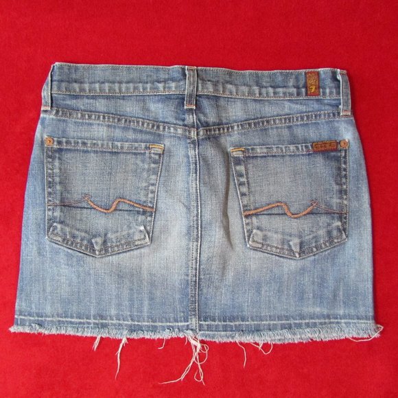 7 For All Mankind Dresses & Skirts - 7 for All Mankind Roxy sz 27 Denim Mini Skirt
